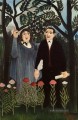 Die Muse, die den Dichter 1909 1 Henri Rousseau Post Impressionismus Naive Primitivismus inspiriert